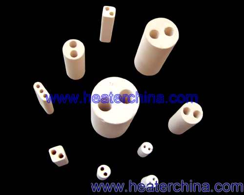 Double pores magnesia tube for Cartridge heater