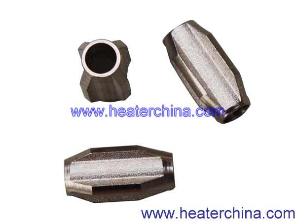 nozzle for heating element filling machine