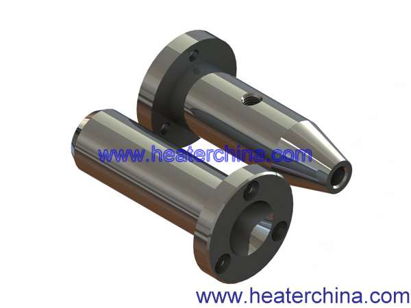 Feeding guide sleeve  for heating element rolling mill machine