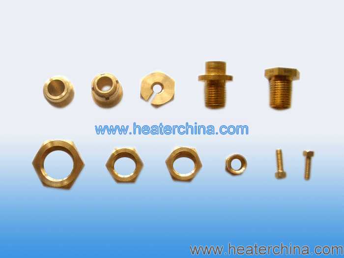 Brass Nut and Bolts for tubular heater production manufactur in china  supply